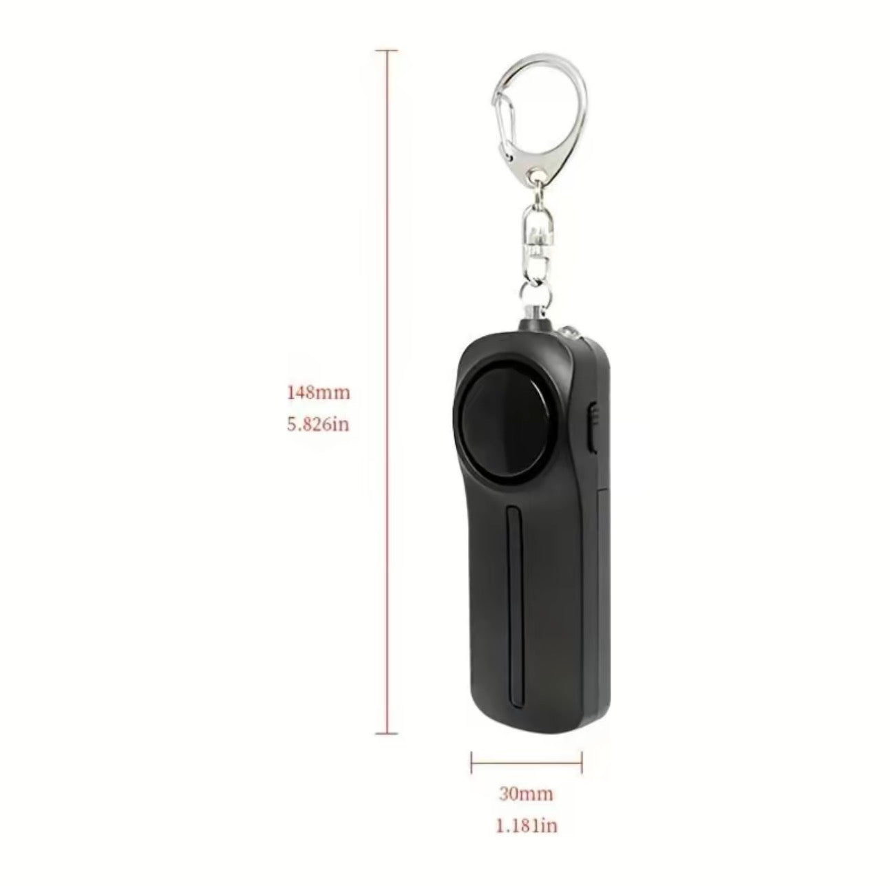 Personal Safety Alarm Keychain and Flashlight